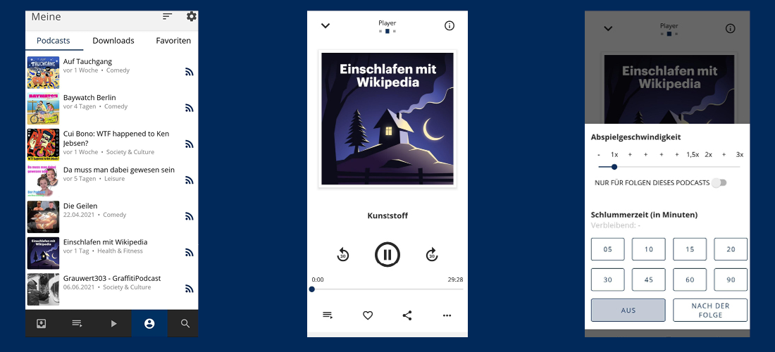 Was ist ein Podcatcher? Podcatcher sind Apps oder Programme, mit denen Podcasts abgerufen werden können.