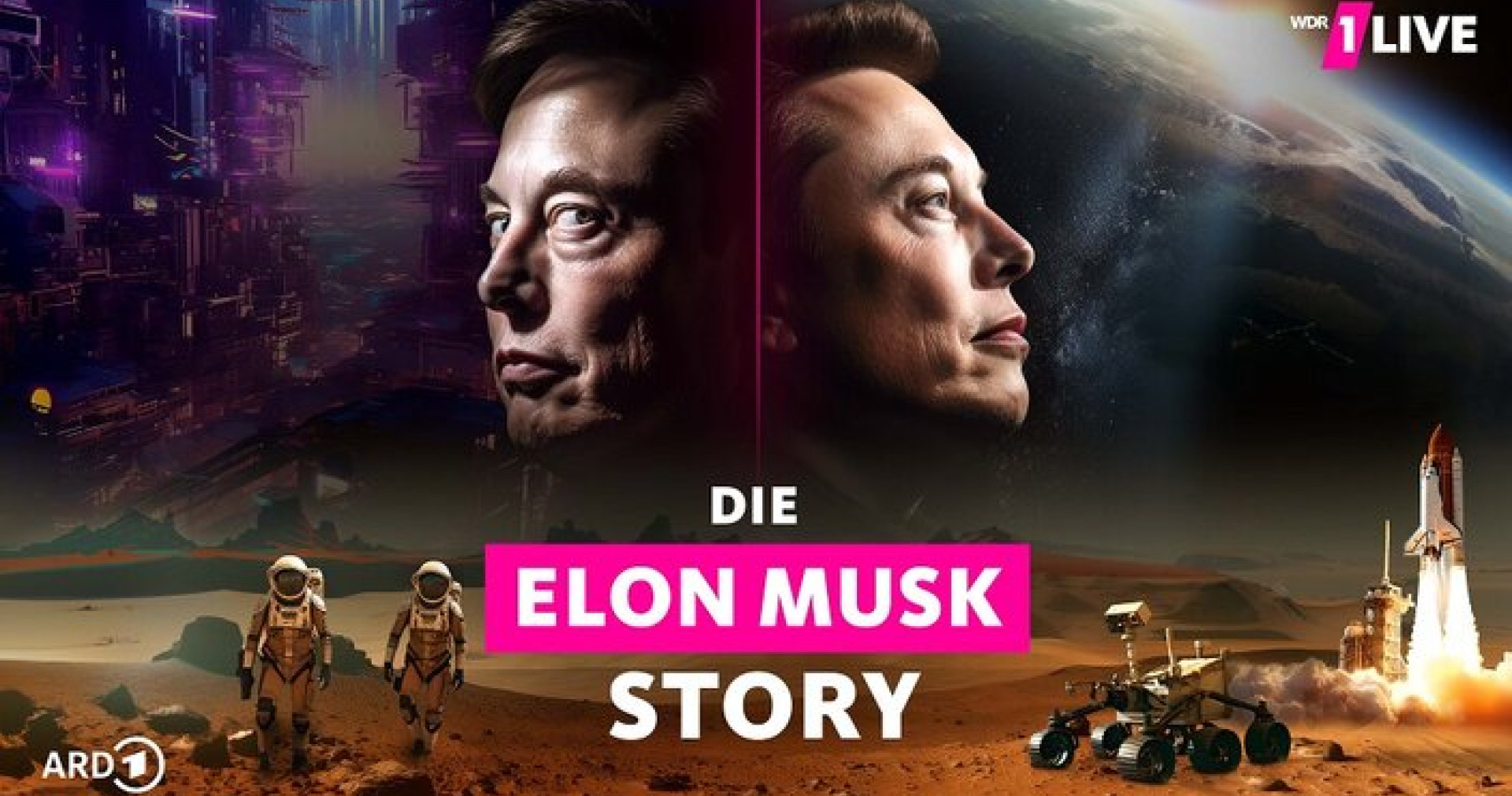 1LIVE erzählt 'Die Elon Musk Story'